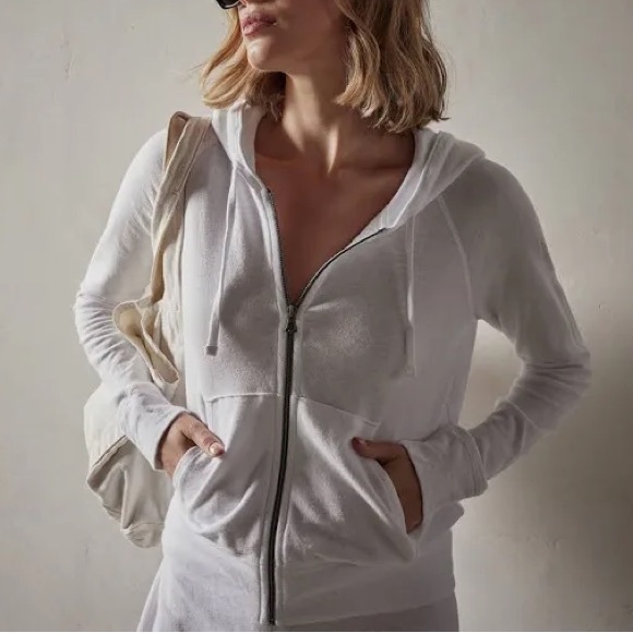 NEW James Perse Vintage French Terry Zip Up Hoodie - Picture 9 of 14